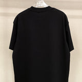 Three-dimensional texture digital printing high weight pure cotton short-sleeved t-shirt for men
