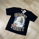 American saint t-shirt summer high street hip hop letterprinting short-sleeved t-shirt