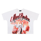 Wholesale american streetwear mixed emotion hotfix rhinestone print short sleeve t-shirt, hoodie, sweatpants, and jacket set