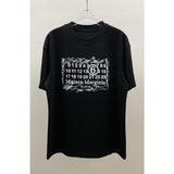 Digital direct print classic digital hand-painted print crew neck men's short-sleeve t-shirt