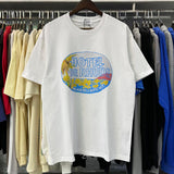 Rhude T Shirts Cotton Casual Short Sleeve Men and Women