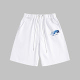Cross-border trade trapstar rainbow letter gradient towel embroidery short sleeve t-shirt & fog high street shorts set
