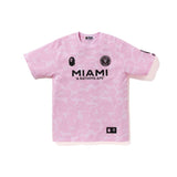 Japanese style maheymi international co-branded messi camouflage embroidered armband couple short-sleeved t-shirt football uniform+