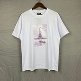 Kith T-Shirt Kith Kith Floral Marroon Eiffel Tee