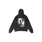 Vlone Hoodie Autumn/Winter Playing Card Prints Washed Loose