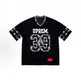 Ducati soccer jersey collaboration printed football t-shirt & relaxed fit tracksuit set