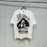 American asaali retro celebrity portrait print short sleeve men's 100% cotton t-shirt