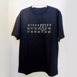 Faceted diamond-cut, plus-size, 100% cotton short-sleeve t-shirt