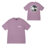 Summer running volume stussy short-sleeved t-shirt dice black eight ice cream comfy basics american couple summer t