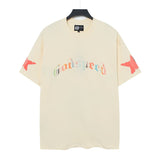 High version gods short sleeve heavy weight washed fog high street rock band skull pure cottonprinting round