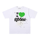 Spder hip-hop singer hotfix rhinestone foil letter print short sleeve t-shirt & rhinestone embellished shorts set (couple's style)