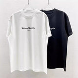 Crew neck t-shirt with digital print classic logo