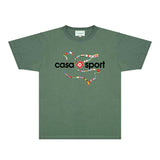 Casablanca T Shirts Fashion Print Street