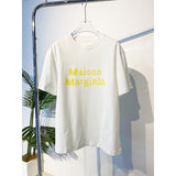 High-quality double-yarn pure cotton short-sleeved t-shirt for men with rubber strip letter printing