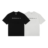 Korean style letter print youth pure cotton casual short sleeve t-shirt