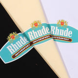 Rhude T Shirts Cotton Short Sleeves Men and Women