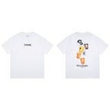 Relaxed fit, 100% cotton, digital print, plus size short sleeve t-shirt
