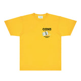 Casablanca T Shirts Fashion Print Street