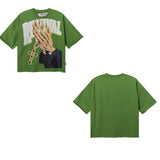 Wholesale s american fashion bkys hot diamond high quality pure cottoncasual short-sleeved t-shirt summer