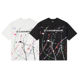 Creative graffiti digital hd print fashion short sleeve t-shirt