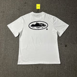 Wholesale foreign trade corteiz devil's island letter logo print short sleeve fog high street couple oversized t-shirt