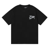 Cross-border foreign trade wholesale trapstar gradient letter ts tiger head printing short-sleeved couple loose high street