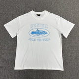 Wholesale foreign trade alcatraz basic series short-sleeve corteiz phantom letter logo print t-shirt