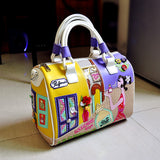 Chh Chrome Heart Leather Bag Zipper Bag Women's Bag