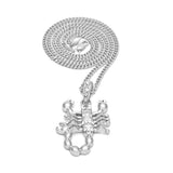 Jewelry Cool Scorpion Diamond Pendant Necklace Animal