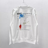 Autumn long-sleeve letter print crewneck heavyweight sweatshirt