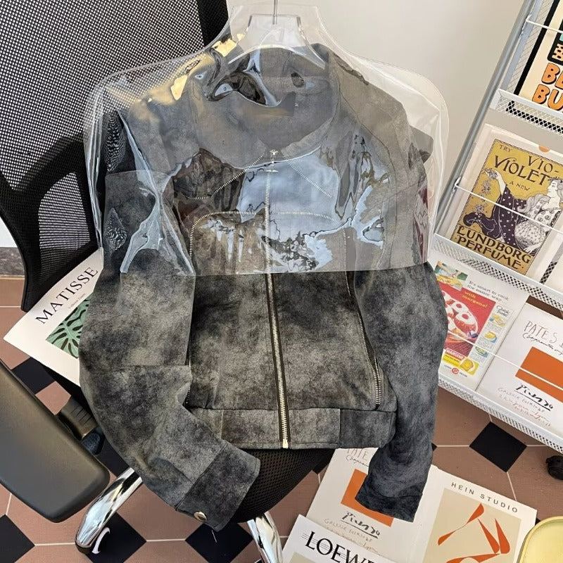 Unisex Baseball Jersey cleanfitPU Leather Jacket Jacket