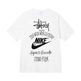 Three-label short-sleeve summer men's relaxed fit high-quality t-shirt