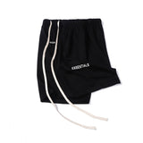 Hip-hop shorts american high street shorts essletterprintingloose terry half length pants casual sweatpants