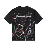 Creative graffiti digital hd print fashion short sleeve t-shirt