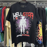 Hs-f summer collection: fog high street washed & distressed heavyweight crew neck graphic tee - couple's style