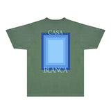 Casablanca T Shirts Fashion Print Street