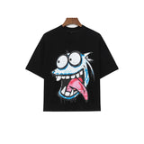 Wholesale billin hip-hop high street cartoon graphic dropped shoulder couple's short sleeve t-shirt