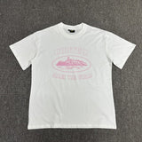 Wholesale foreign trade alcatraz basic series short-sleeve corteiz phantom letter logo print t-shirt