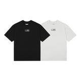 Letter logo cotton crew neck summer undershirt short sleeve tee