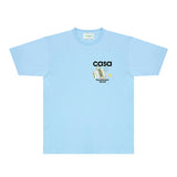 Casablanca T Shirts Fashion Print Street