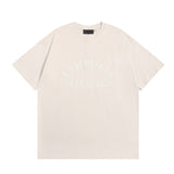 Fog season 8 essentials flocked print couple's relaxed fit crew neck short sleeve t-shirt