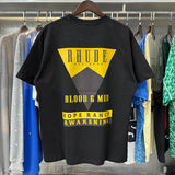 Rhude T Shirts Inverted Triangle Printing Cotton Casual Short Sleeve Men and Women