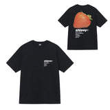 Summer running volume stussy short-sleeved t-shirt dice black eight ice cream comfy basics american couple summer t