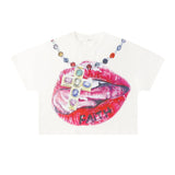 Wholesale billin hip-hop high street cartoon graphic dropped shoulder couple's short sleeve t-shirt