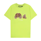 Correct version of pa beheaded bear short sleeve palm tree high street ins teddy bear shark love