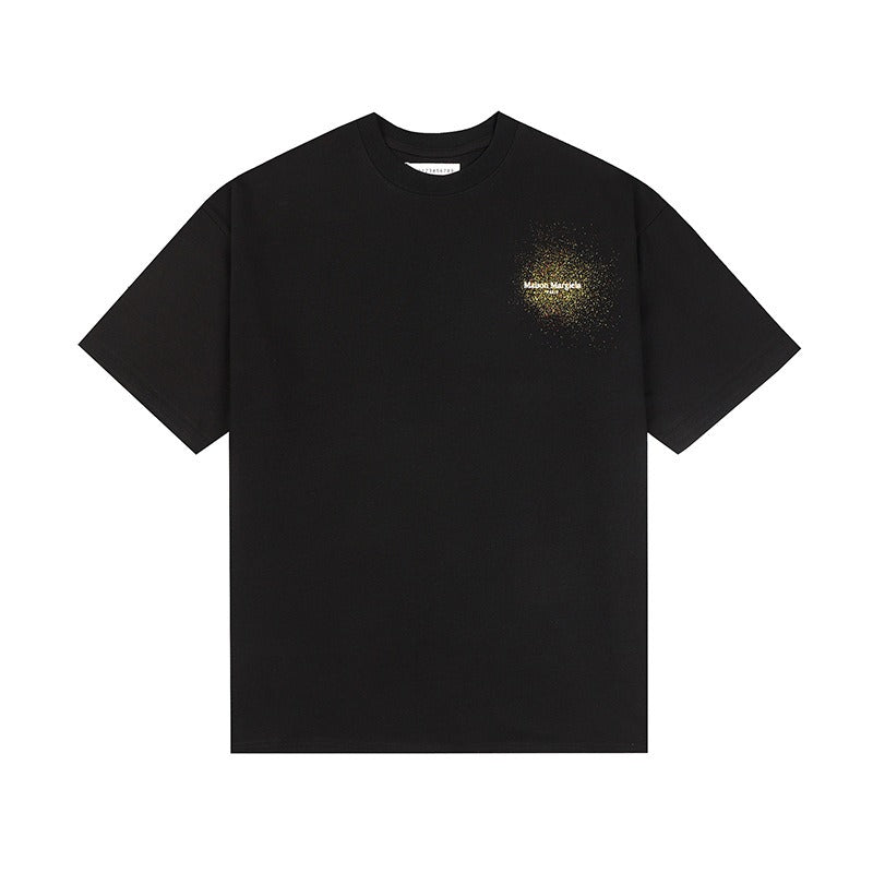Summer letter print oversized korean style short sleeve t-shirt