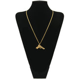 Jewelry 'Pistol ' Shaped Necklace Armament