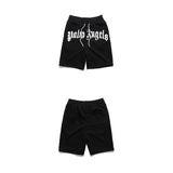 Hip-hop shorts american high street half length pantsletterprinting sports casual pants sweatpants terry shorts trendy clothes