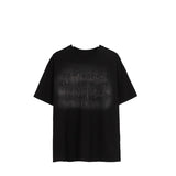 Summer rhinestone number distressed vintage oversized t-shirt