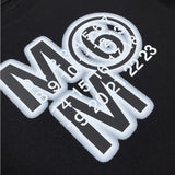 Digital print double yarn combed cotton short-sleeve t-shirt